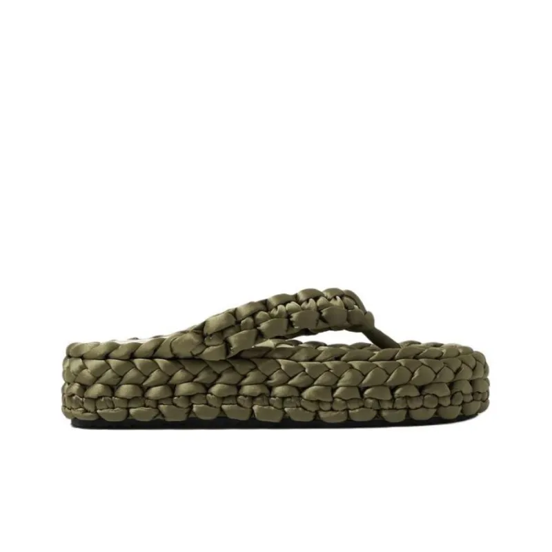 BIMBA Y LOLA Flip Flops Women's Green-1