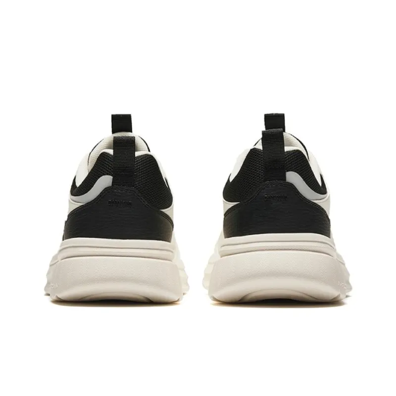 Anta Life Collection Cushioned Slip Resistant Low Top Casual Shoes Men's White Black-3