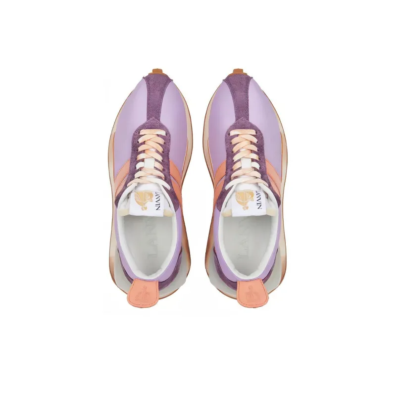 Lanvin Bumpr Anti Slip Wear Resistant Low Top Casual Shoes Women's Purple Orange Multicolor-4