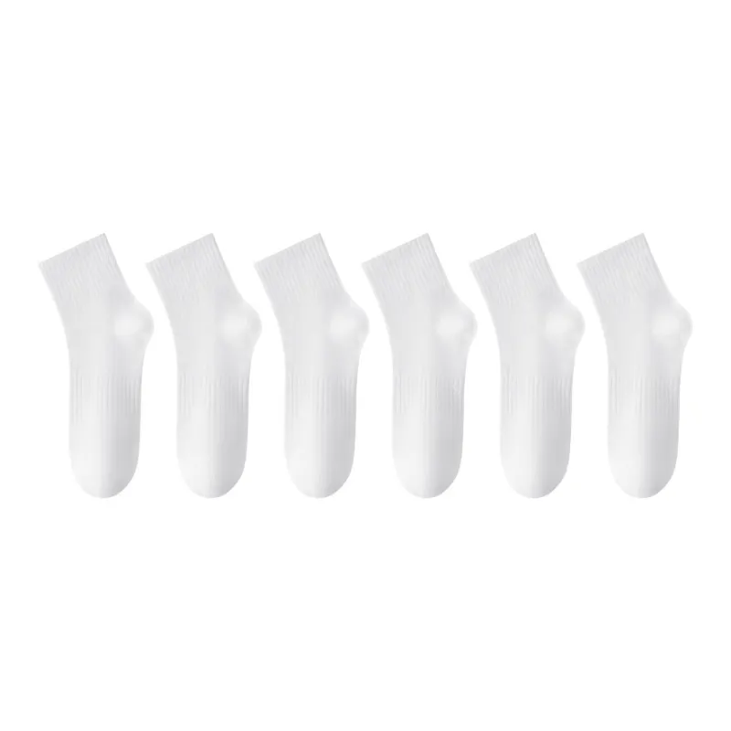 H YXIANG Mid Calf Socks Men's 6 Pack-4