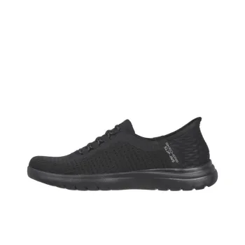 Skechers On The GO Fle Slip Resistant And Breathable Low Top Running Shoes Women's Black