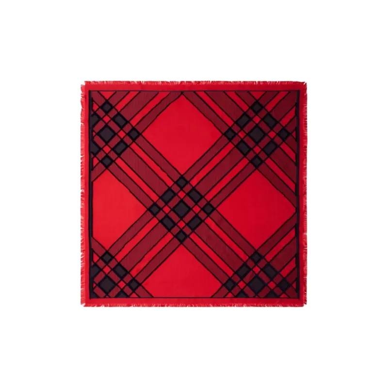 Burberry Check Silk Blend Scarf-0