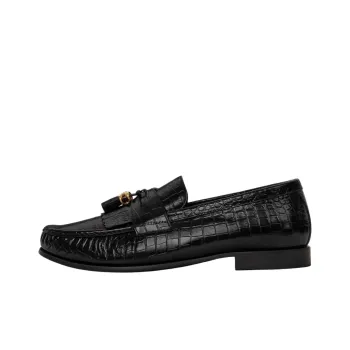 CELINE Triomphe Loafers Women's Black