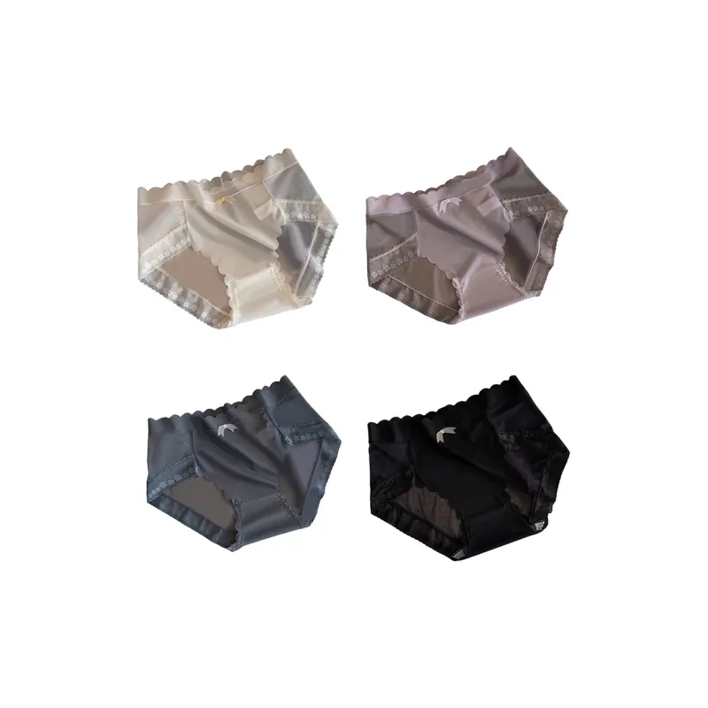 Flowers In Water Underpants Women's 4 Pack-7