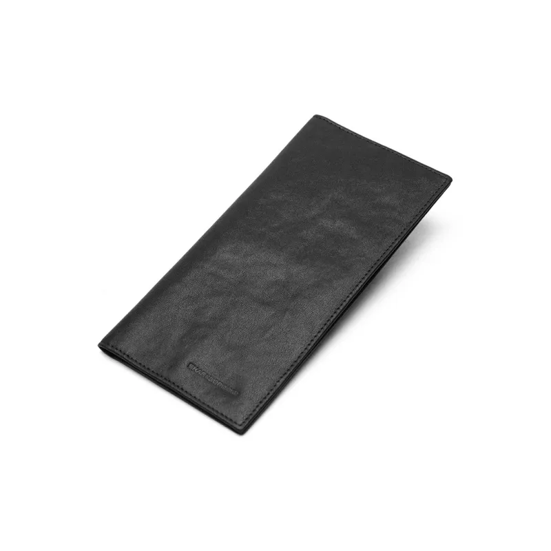 Sharkborough Genuine Leather, Vegetable Tanned, Top Grain Cow Leather Wallet Men's Black-3