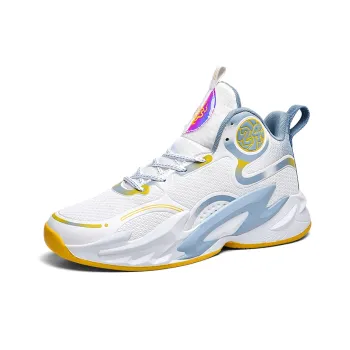 MUSNODO Cushioning, Slip Resistant, Abrasion Resistant, Breathable, Coverage, Rebound Mid Top Basketball Shoes Unisex