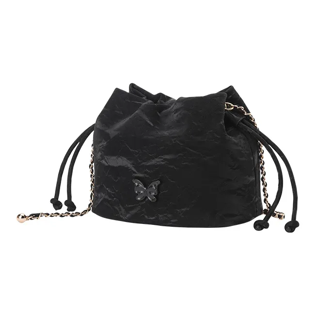 SEM/R PU Chain Bag Bucket Bag Shoulder Bag Crossbody Bag Regular Women's Milk White 10501/Dreamy Pink 60302/Black 90001-7