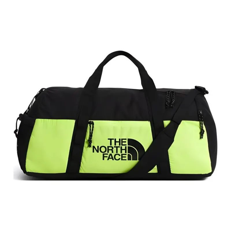 THE NORTH FACE Polyester Travel Bag Regular Unisex Black Yellow-0