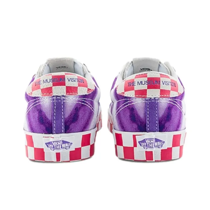 Vans X The Museum Visitor Sport Low 'White Purple Red'-4