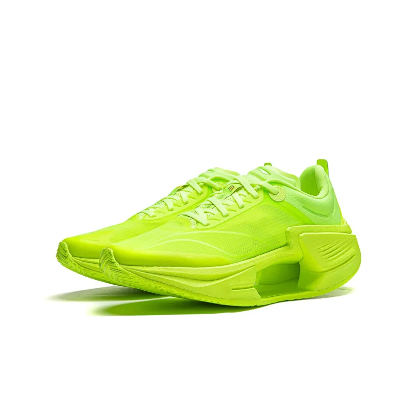 LiNing Shadow 3 ESSENTIAL Cushioning Support Rebound Low Top Running Shoes Men's Neon Green-2
