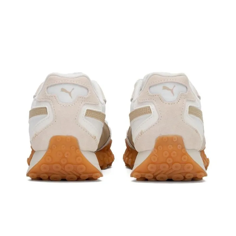 PUMA Blktop Rider Lightweight Low Top Casual Shoes Unisex White Brown-3