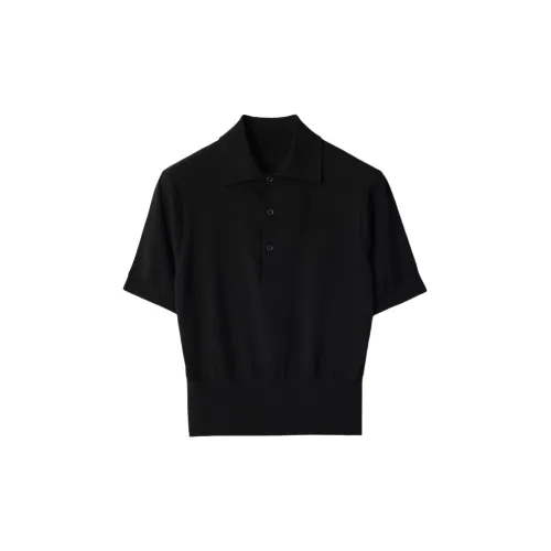 Burberry Polo Shirts Women's Black