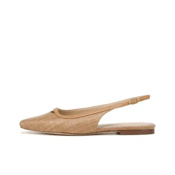 SAM EDELMAN Casual Single Shoes 0.9cm Women's Linen Brown
