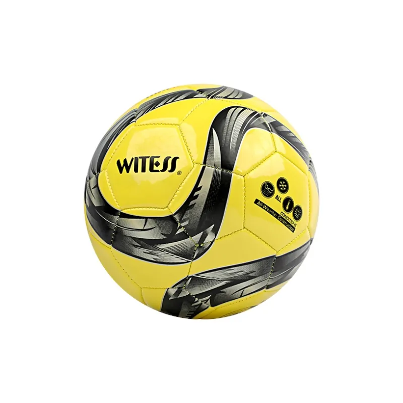 WITESS No. 3/4/5 Training Soccer PVC Machine Stitched Soccer Ball Unisex-30