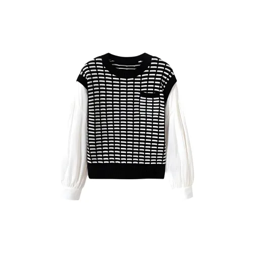 EICHITOO Sweater Women's Black Trim