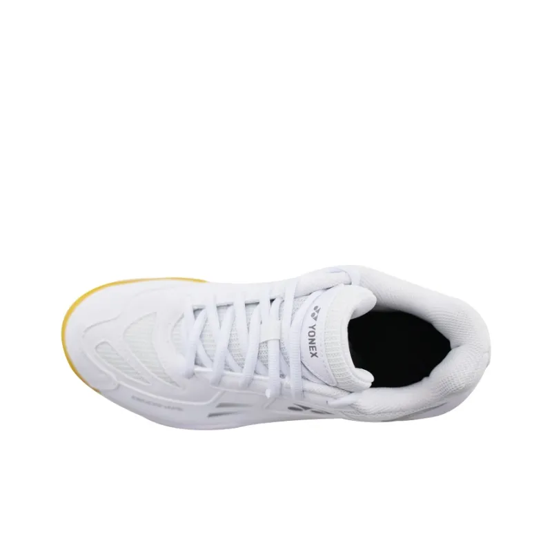 YONEX Power Cushion Coverage Wear-Resistant Cushioning Breathable Low-Top Badminton Shoes Unisex White Silver-3