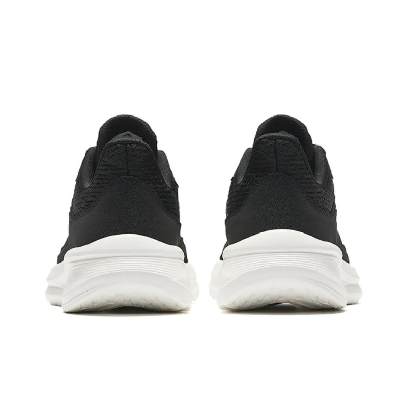 Anta Running Collection Cushioned Slip Resistant Low Top Running Shoes Women's Black-3