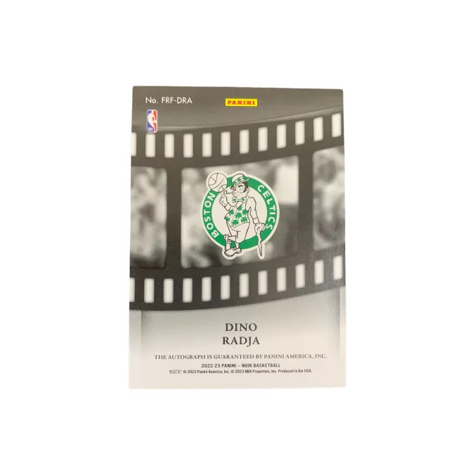PANINI 2022 23 Noir Celtics Dino Radia Signature 71/99 Parallel Card Condition Passed Sports Cards 1 Pc-1