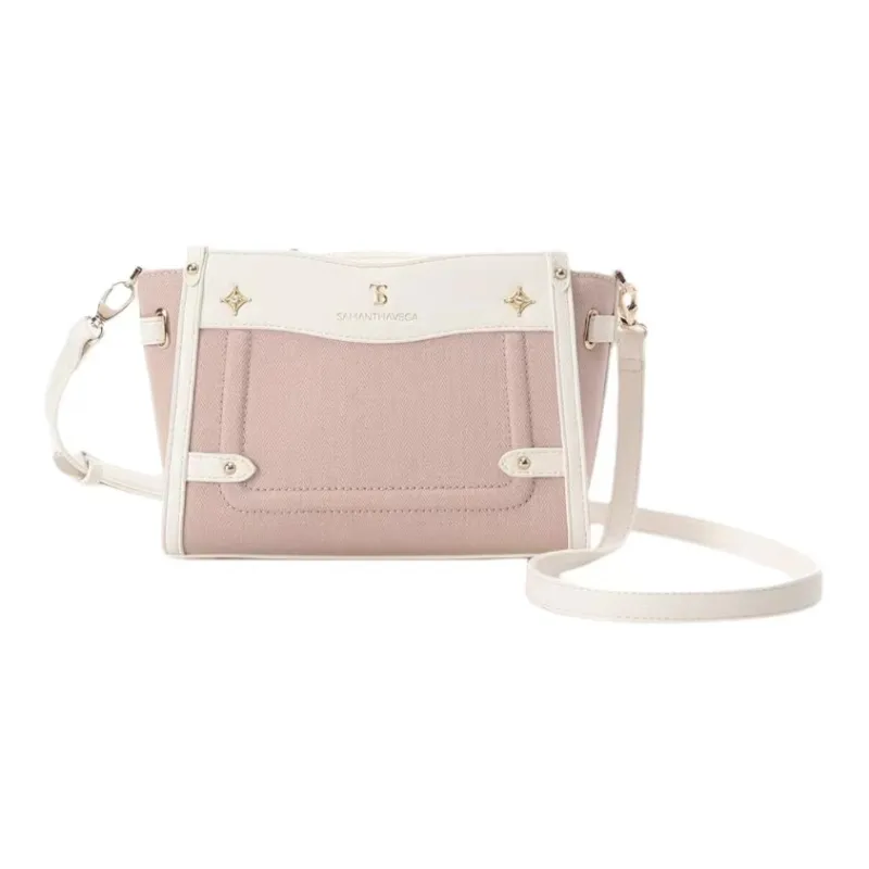 SAMANTHA THAVASA Synthetic Leather/Polypropylene/Nylon Shoulder Bag Mini Women's Pink-0