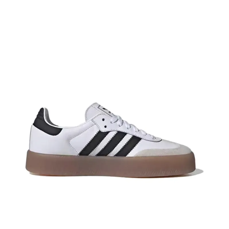 Adidas Originals SAMBAE Low Top Skateboard Shoes Unisex White-1
