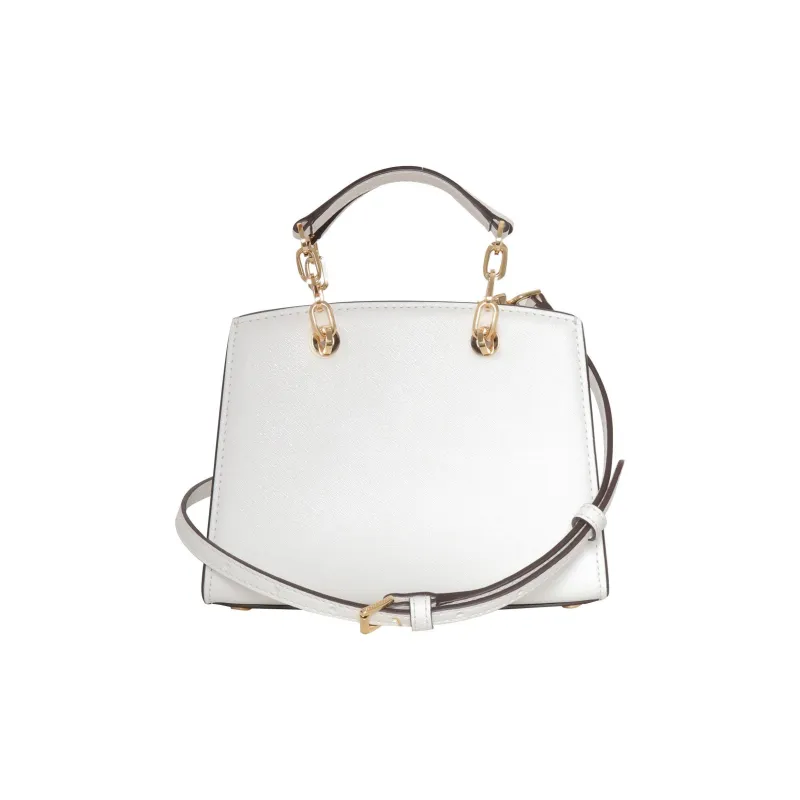 MICHAEL KORS Body Leather Shoulder Bag Crossbody Bag Handbag Women's White-2