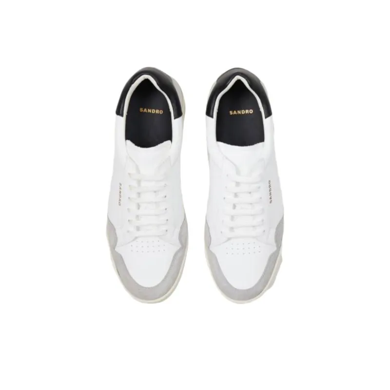 Sandro Skateboard Shoes Men's White-3