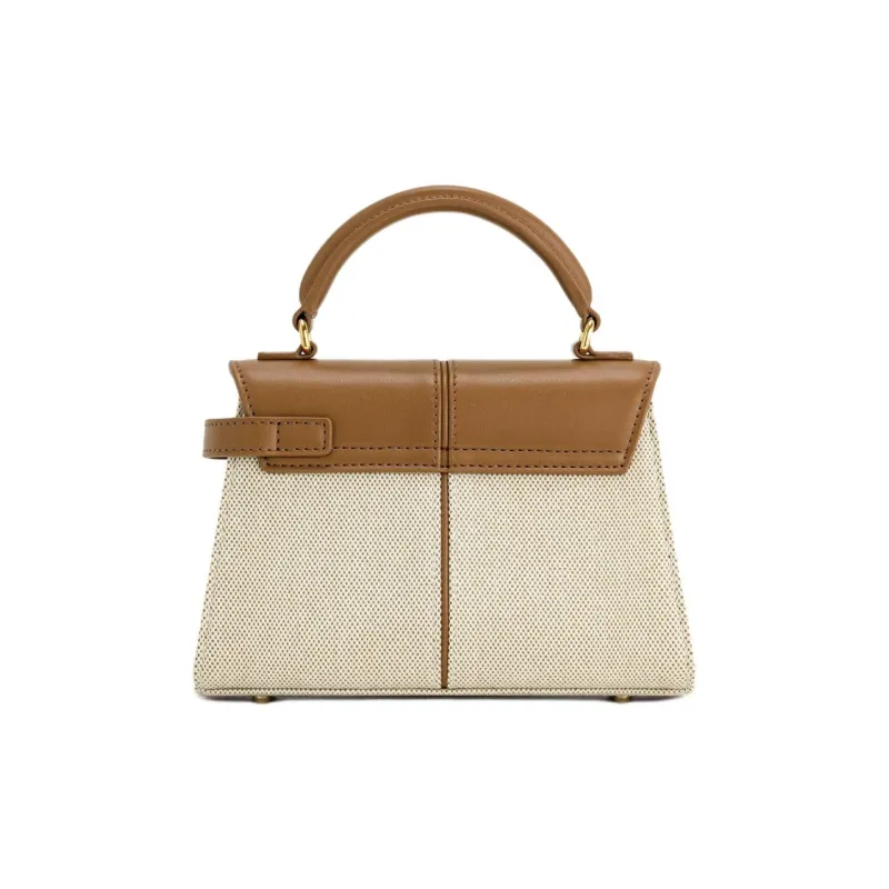 JW PEI Canvas With Canvas Shoulder Bag, Crossbody Bag, Handbag Women's Brown-3