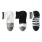 3 Pack (White Thin+Black Gray Color Block+Black White Stripes)