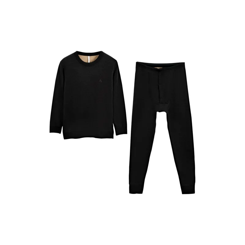 Red bean Men Thermal Sets-2