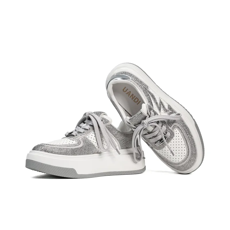 UanDi Cushioned Wear-Resistant Height Increasing Low-Top Skateboard Shoes Women's-14