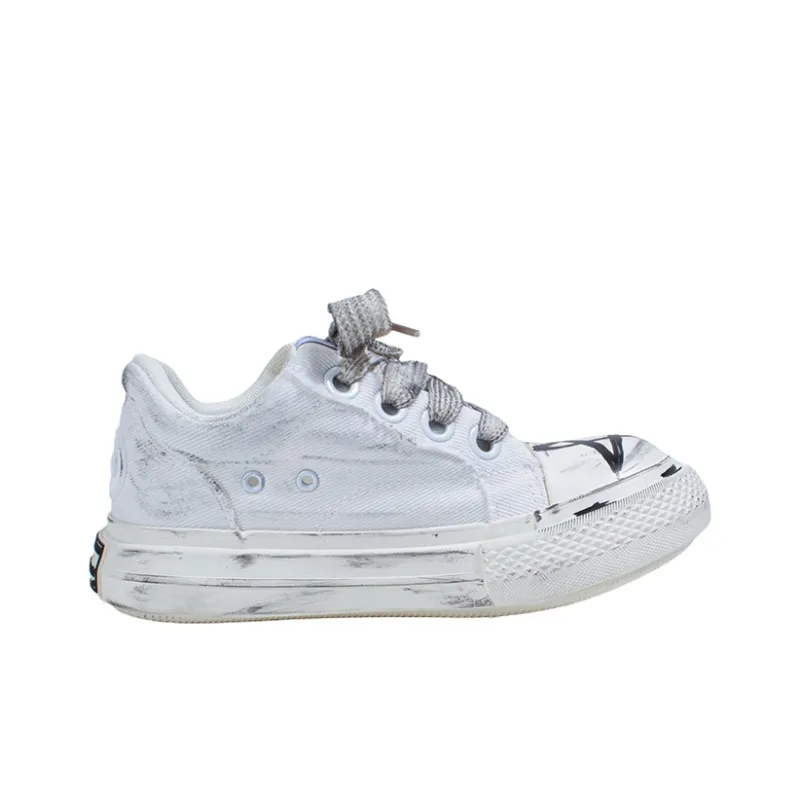 BOOM GUY Canvas Shoes Unisex Low Top White-1