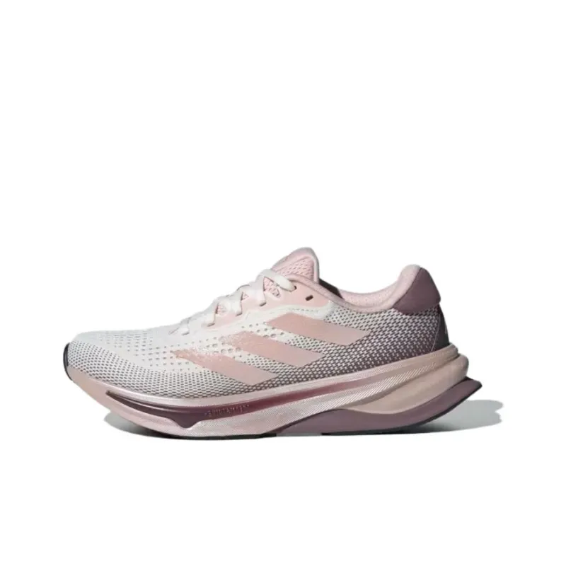 Adidas Supernova Slip Resistant And Abrasion Resistant Support Low Top Casual Running Shoes Women's Pink-0
