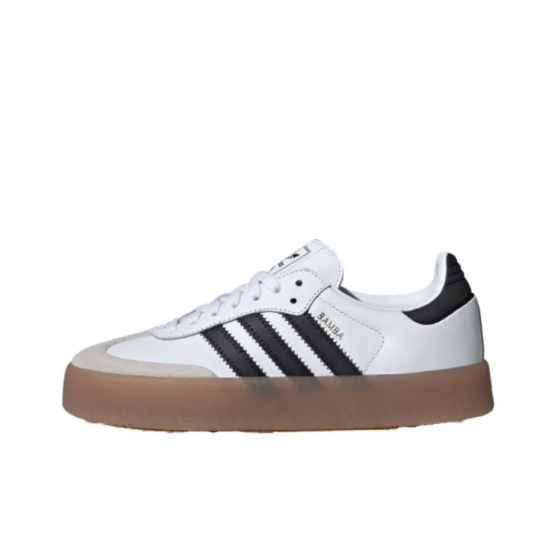 Adidas Originals SAMBAE Low Top Skateboard Shoes Unisex White-0