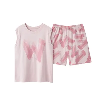 Qiao Ni Tong Pajama Set Women's Cherry Blossom Pink