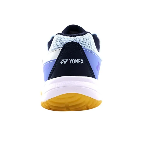 YONEX Power Cushion Wear Resistant Cushioned Breathable Low Top Badminton Shoes Men's White Light Gray Blue-2