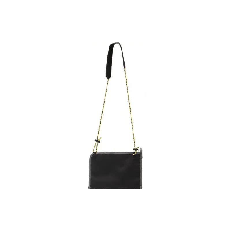 Converse Polyester Shoulder Bag Crossbody Bag Regular Unisex Black & Yellow-1