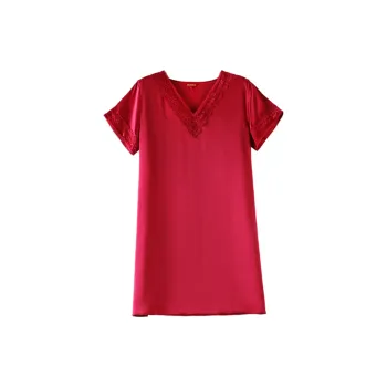 Silk Boundary Nightgown Women's