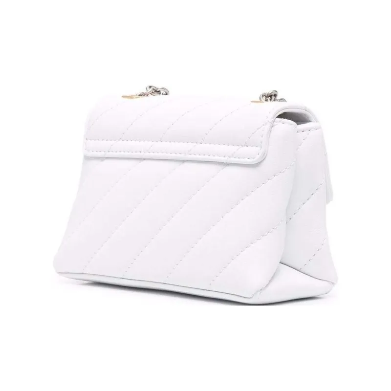 OFF WHITE Leather Crossbody Bag, Shoulder Bag Women's White-1