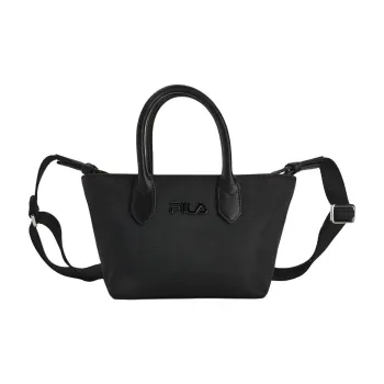 FILA Fabric Handbag Shoulder Bag Women's Jet Black