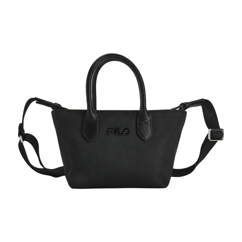 FILA Fabric Handbag Shoulder Bag Women's Jet Black-0