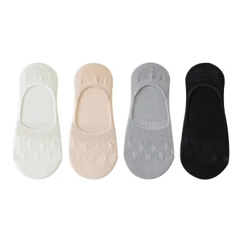 XXLLG No-Show Socks Women's 4 Pack