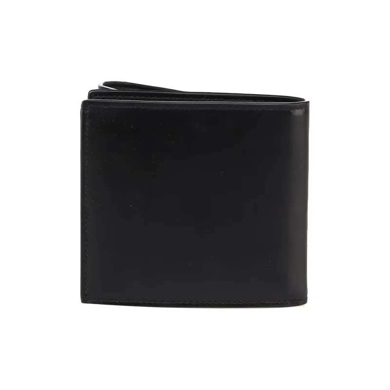 Alexander McQueen Cow Leather Wallet Men's Black-2