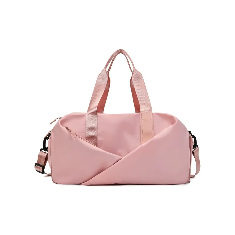 Elsvet Oxford Gym Bag Large Size Unisex Green/Black/Pink-4