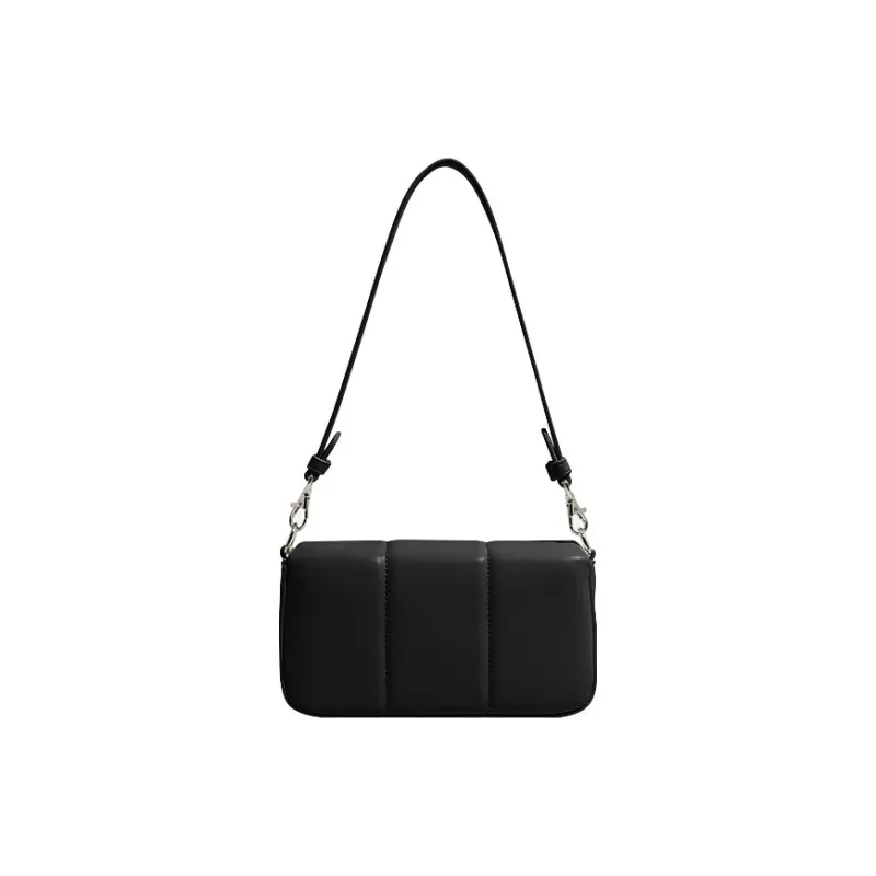 Farmacy Cow Leather Crossbody Bag Shoulder Bag Women's Ecru/Black/Coffee-8