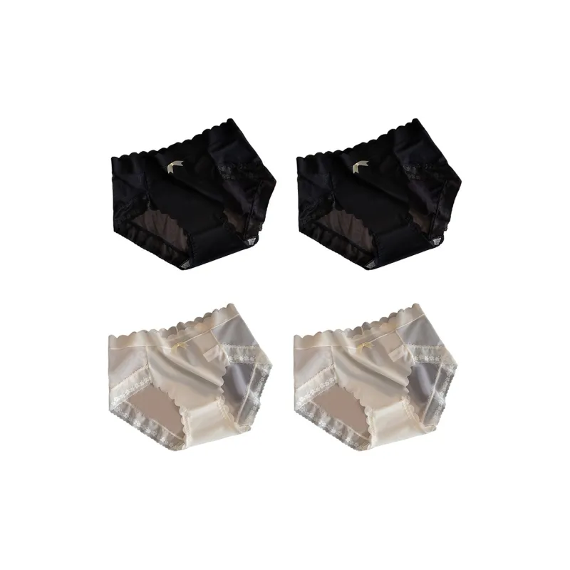 Flowers In Water Underpants Women's 4 Pack-20