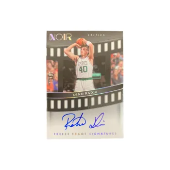PANINI 2022 23 Noir Celtics Dino Radia Signature 71/99 Parallel Card Condition Passed Sports Cards 1 Pc
