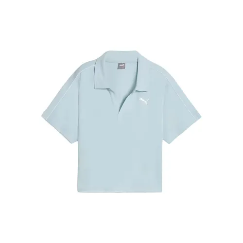 PUMA HER Polo Shirts Women's Turquoise