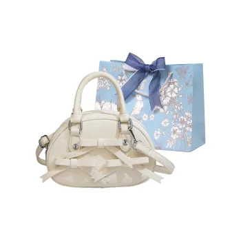 REDOO PU Shoulder Bag Women's White/Pink/Pink Plaid/Black