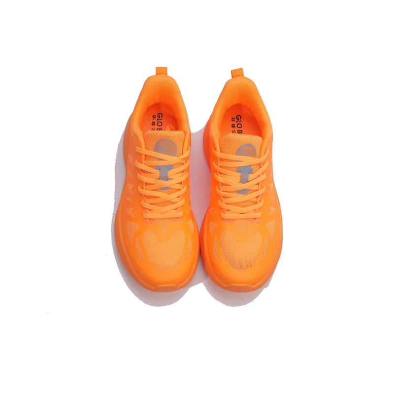 GLO BULL Running Shoes Unisex Low Top Sun Orange-3
