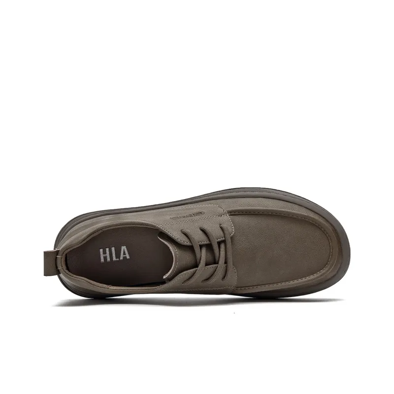 HLA Work Boots Men Low Top Khaki/Earth Yellow-2